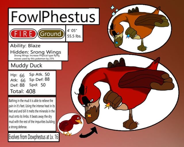 Middle evo starter Line Fowlphestus