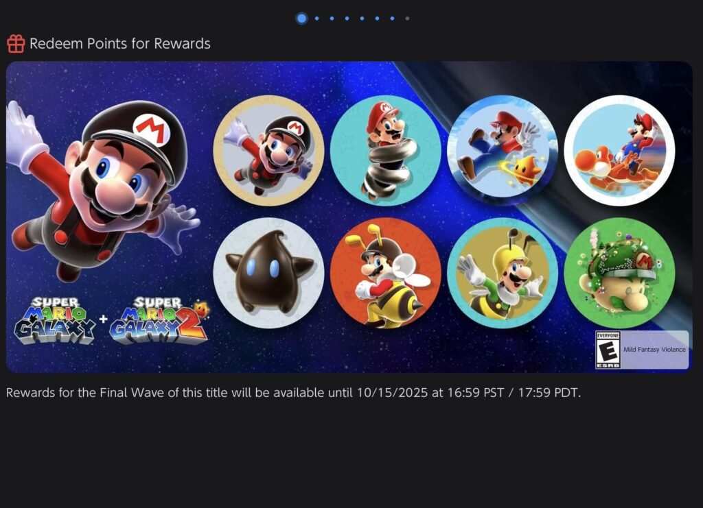 Super Mario Galaxy + Super Mario Galaxy 2 NSO Icons Wave 3 [Final Wave] is now Available!