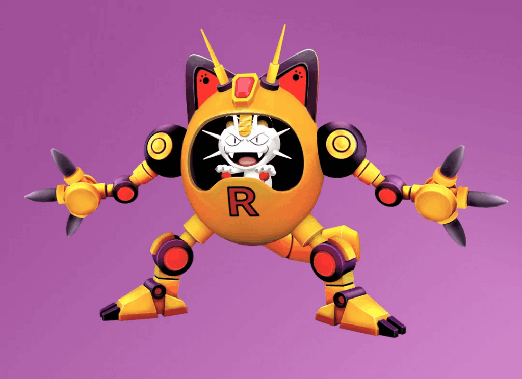 Behold, The Mecha-Meowthinator (OC redesign, made in Blender by me)