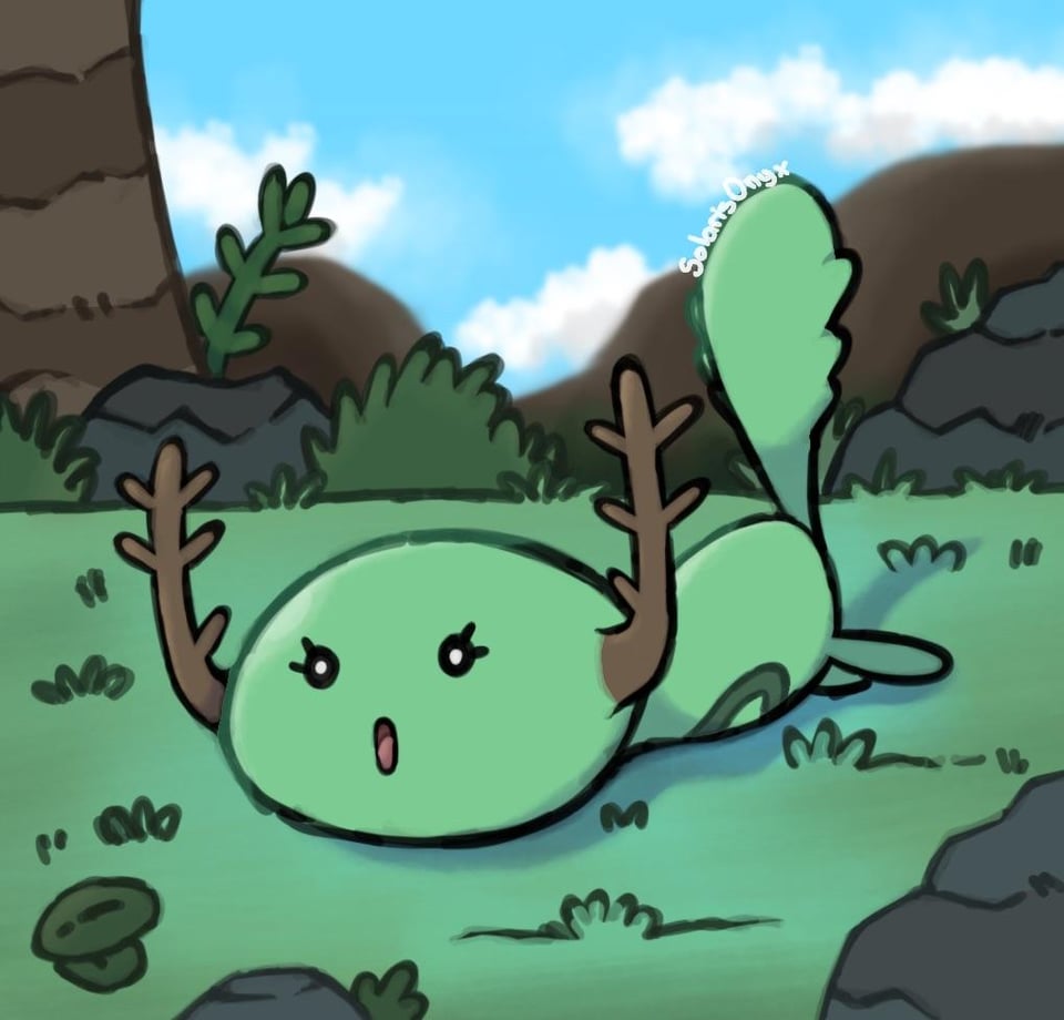 Forest Wooper and its evolution, Mossire