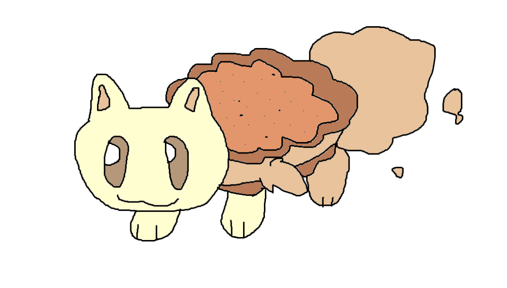 one of the starters, biskit, normal and flying type, yum.