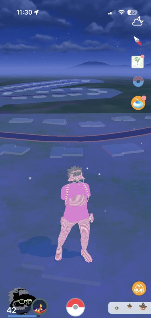 Invisible man avatar bug