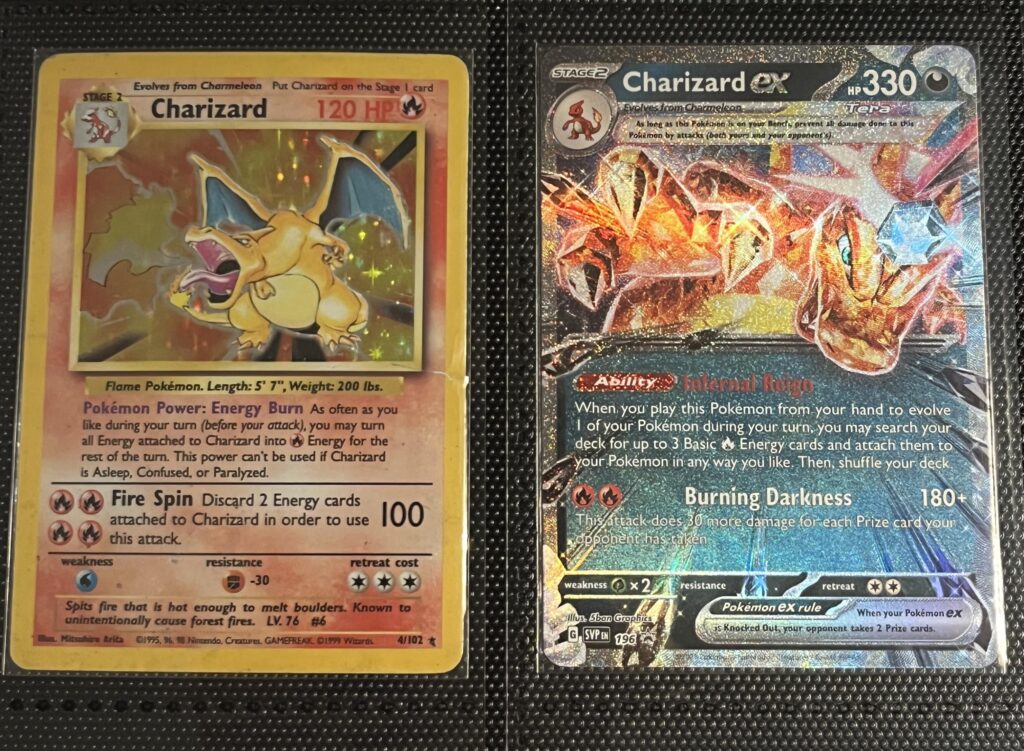 My oldest and newest Charizard