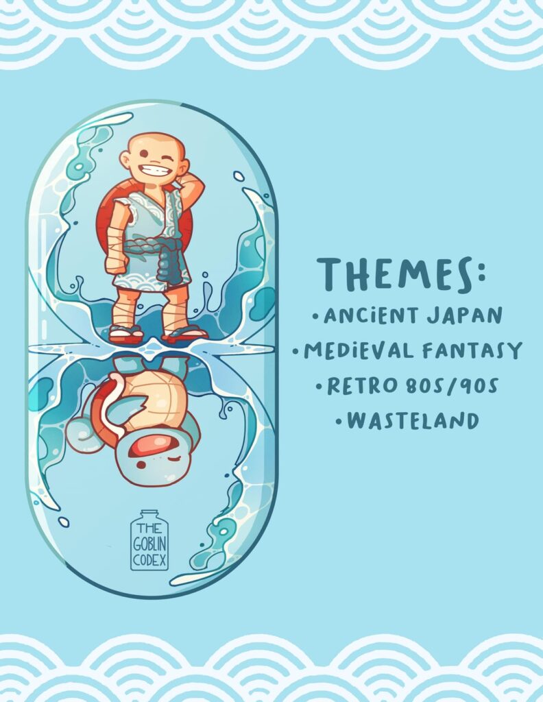(OC) If your favorite Pokemon had a human form, which theme would you choose for them?