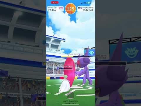 Mega Sableye Solo 🗡️, Shadow Claw/Drain Punch, No Weather Boost
