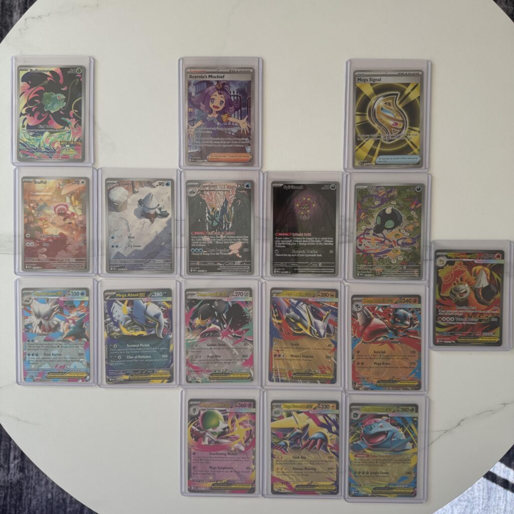 Almost 50% hit rate on Mega Evolutions booster box