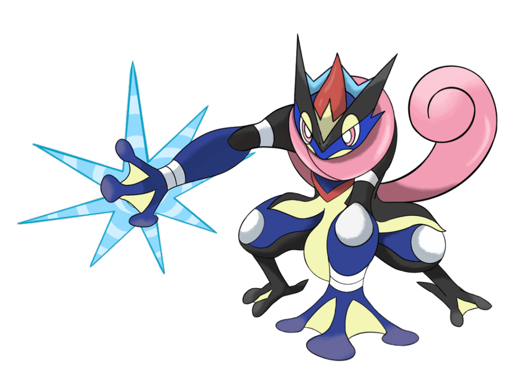 This is my Mega Greninja's design I made a year ago