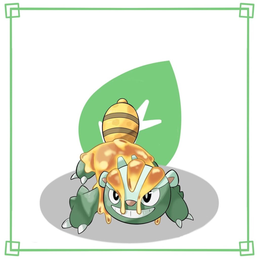 First and Second stages of my Honey Badger Grass Starter!