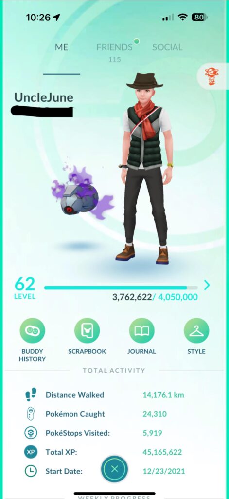 Leveled up to 62 without picking a team