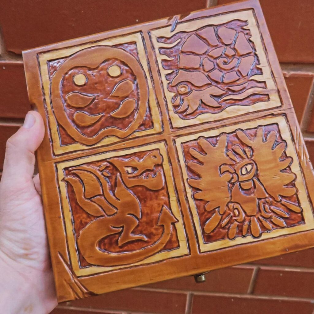 Made this wooden box