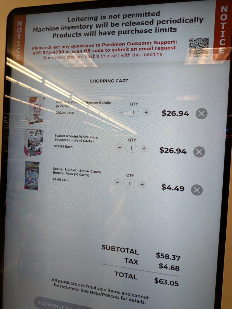 Finally found stuff at a vending machine!