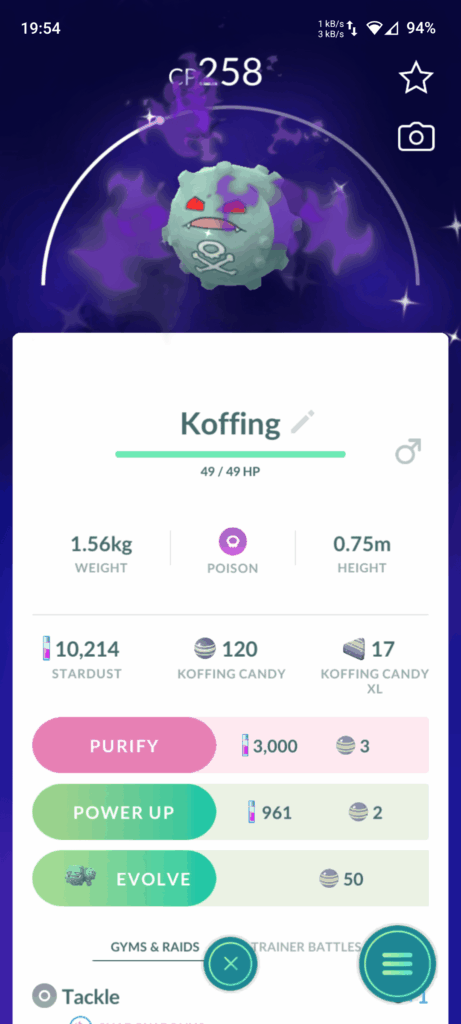 Bugged Weezing sprite