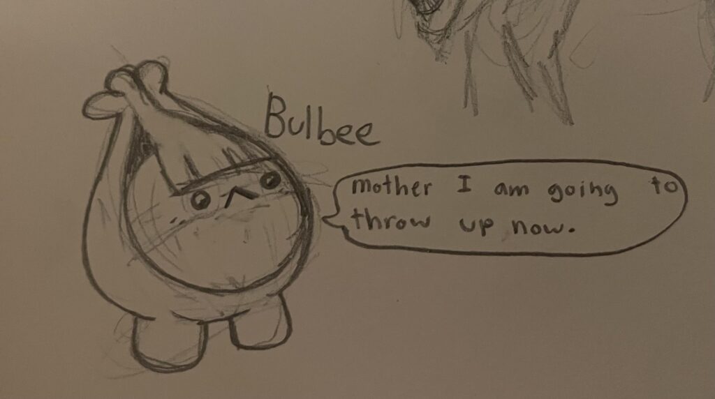 Made a little grass type Pokémon