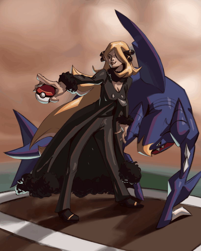 [OC] A Cynthia digital painting I did