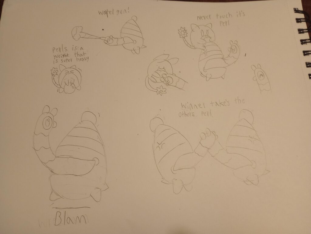 Blam- the wrestling clam Pokemon