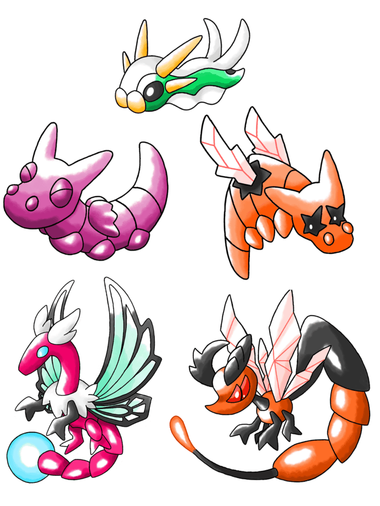 Powerhouse insects! Majestic Arthrausta and Sinister Vespiferno