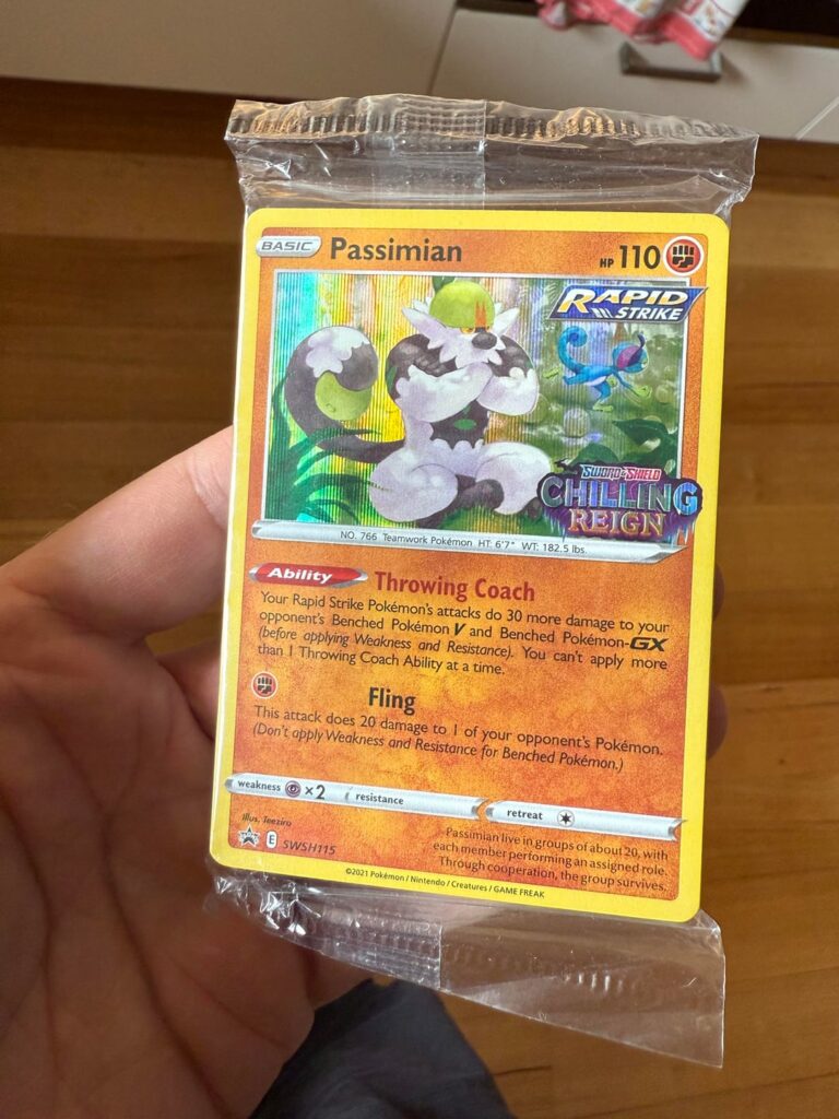 Passimian SWSH115, pre-release deck, what's inside?