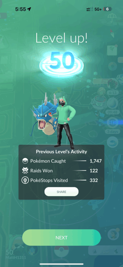 I Made It To Level 50!