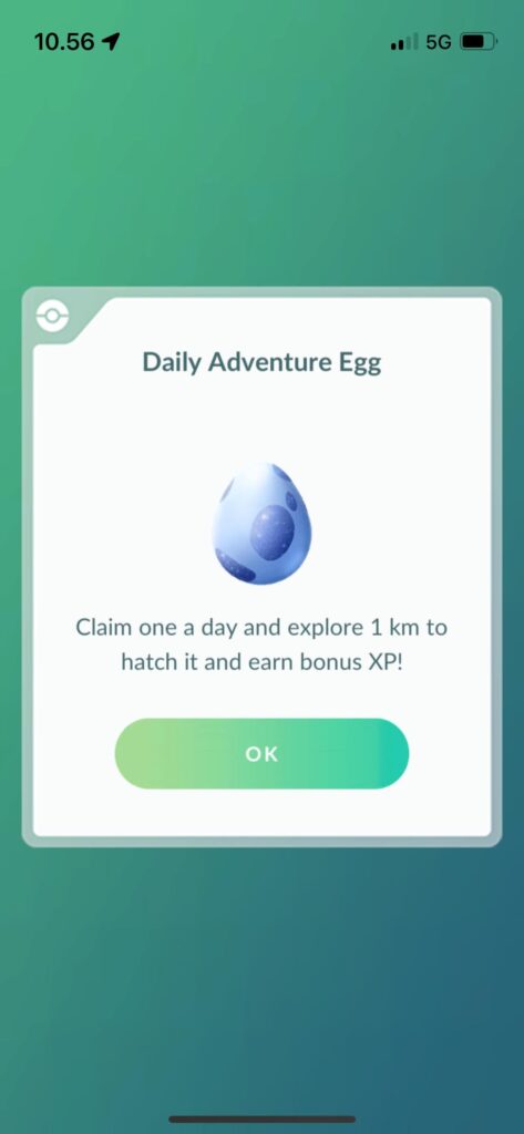 Daily adventure egg counts towards breeder medal