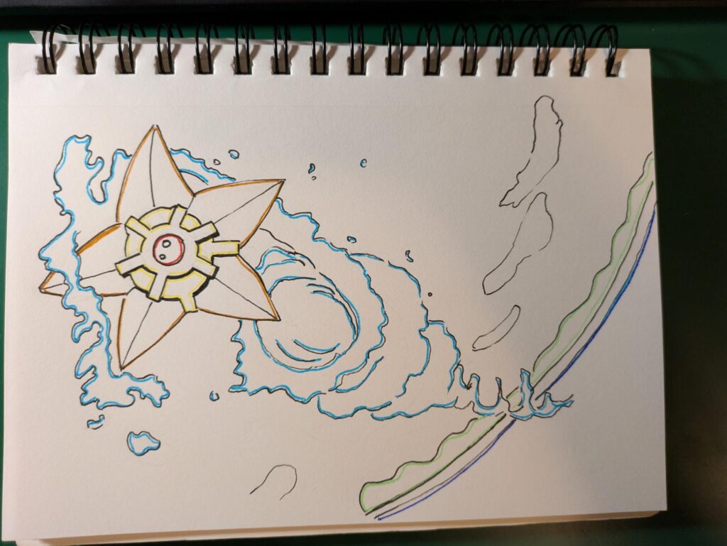 It's inktober and I'm gonna use some colored ink!