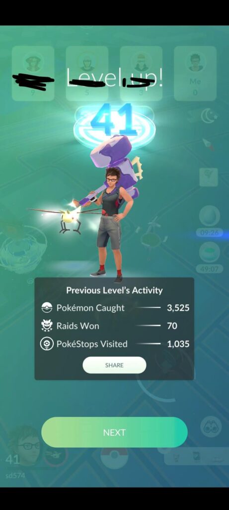 Level 41 before the changes!