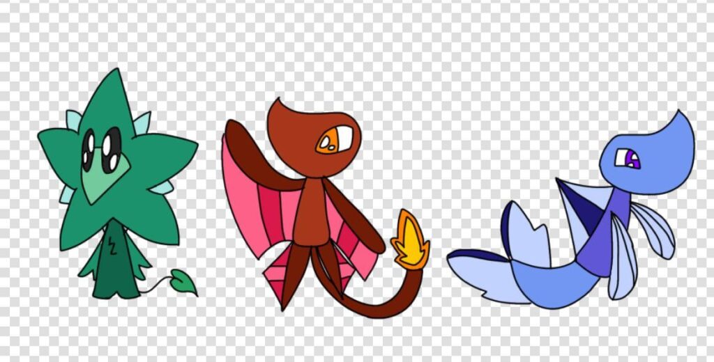 I began with a new Starter trio.