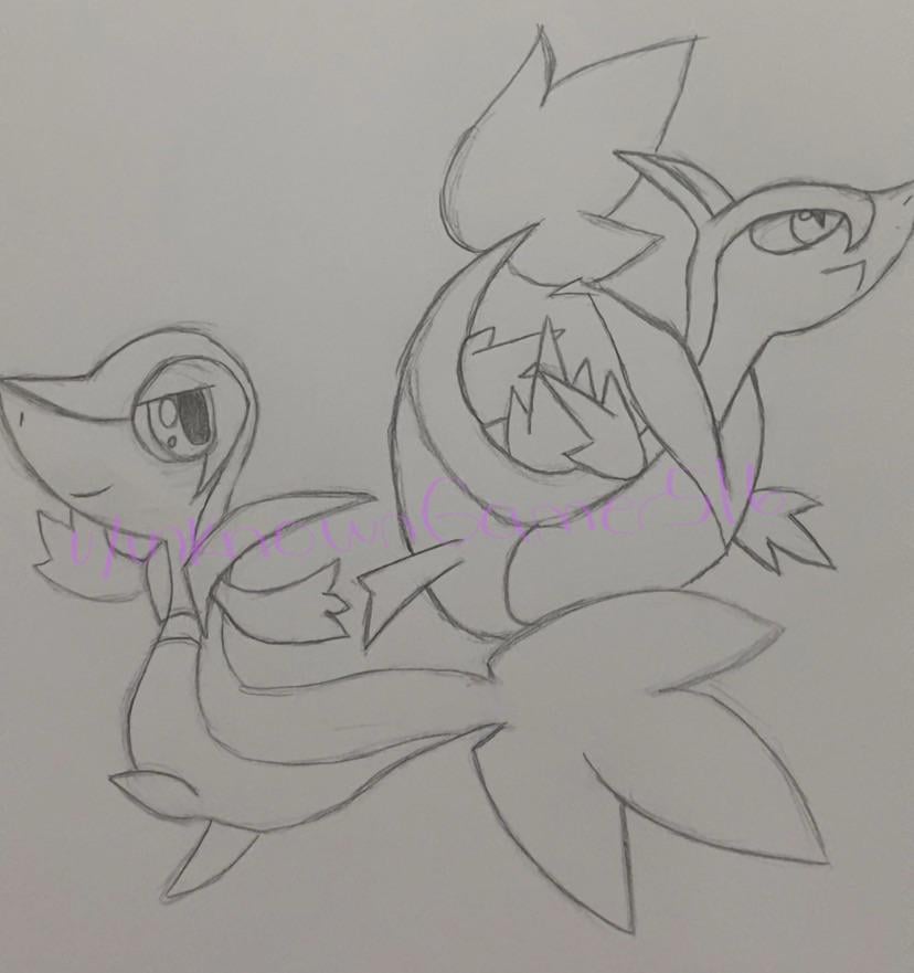 Probably going to draw serperior tomorrow