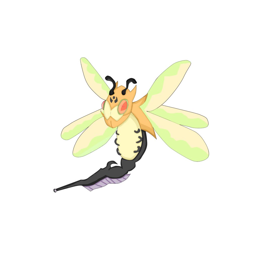 It was my first time drawing a bug type I know he looks bad