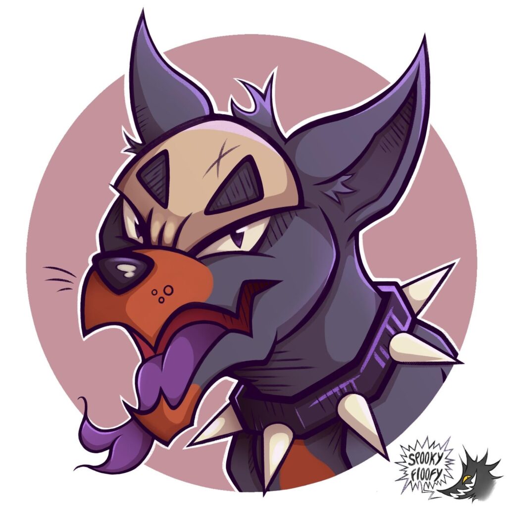 New houndour pfp >:3 (OC)