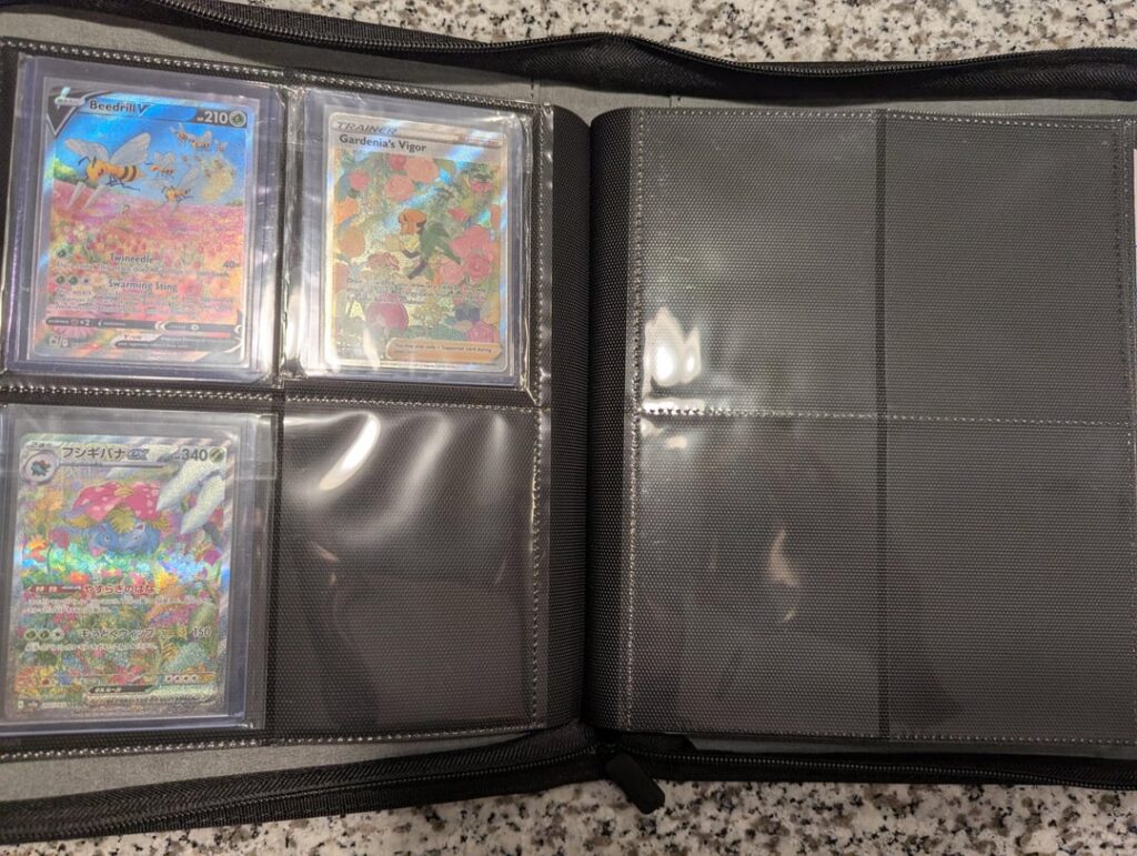 Been working on a floral themed section in the binder.