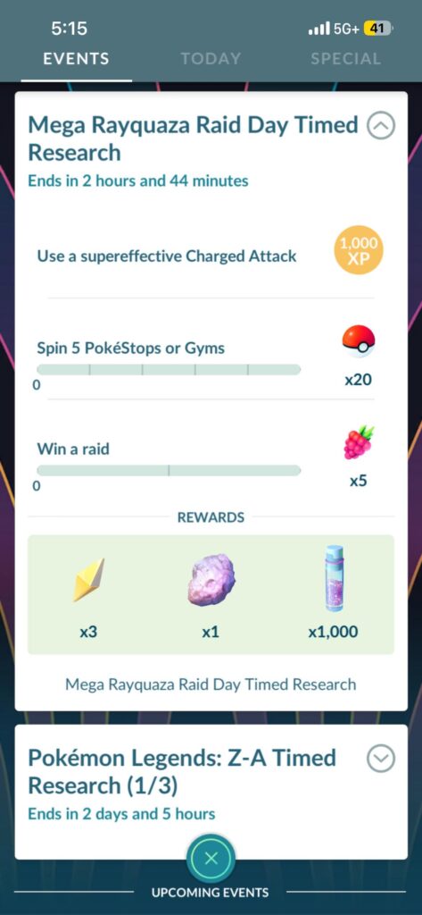 Rayquaza Raid Day Research