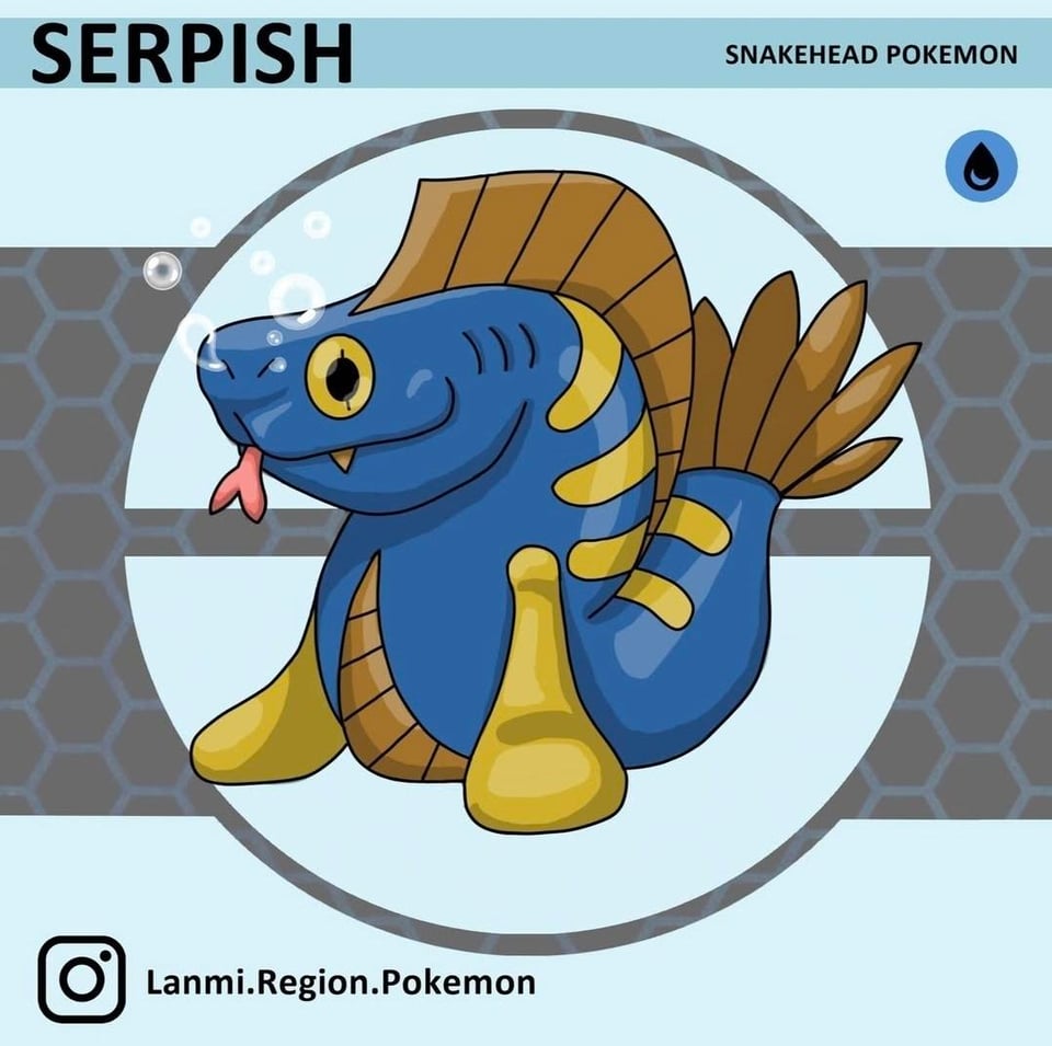 My derpy water starter that grows up into a mega bubble blowing dragon