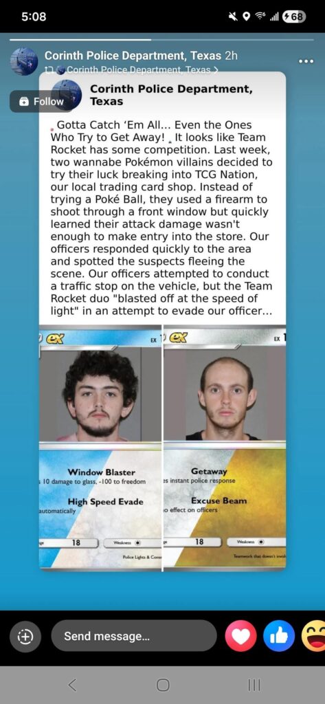 Getting caught and trolled by the local PD