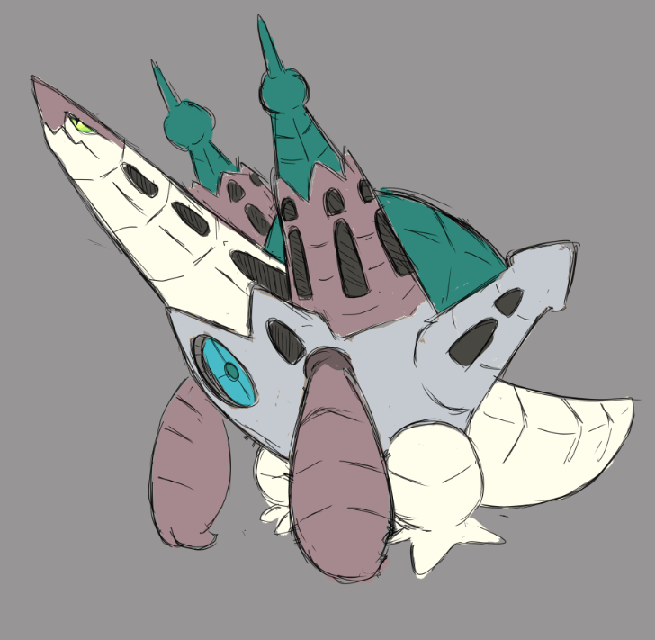 Cathedragon, a dragon fire type singlestage line