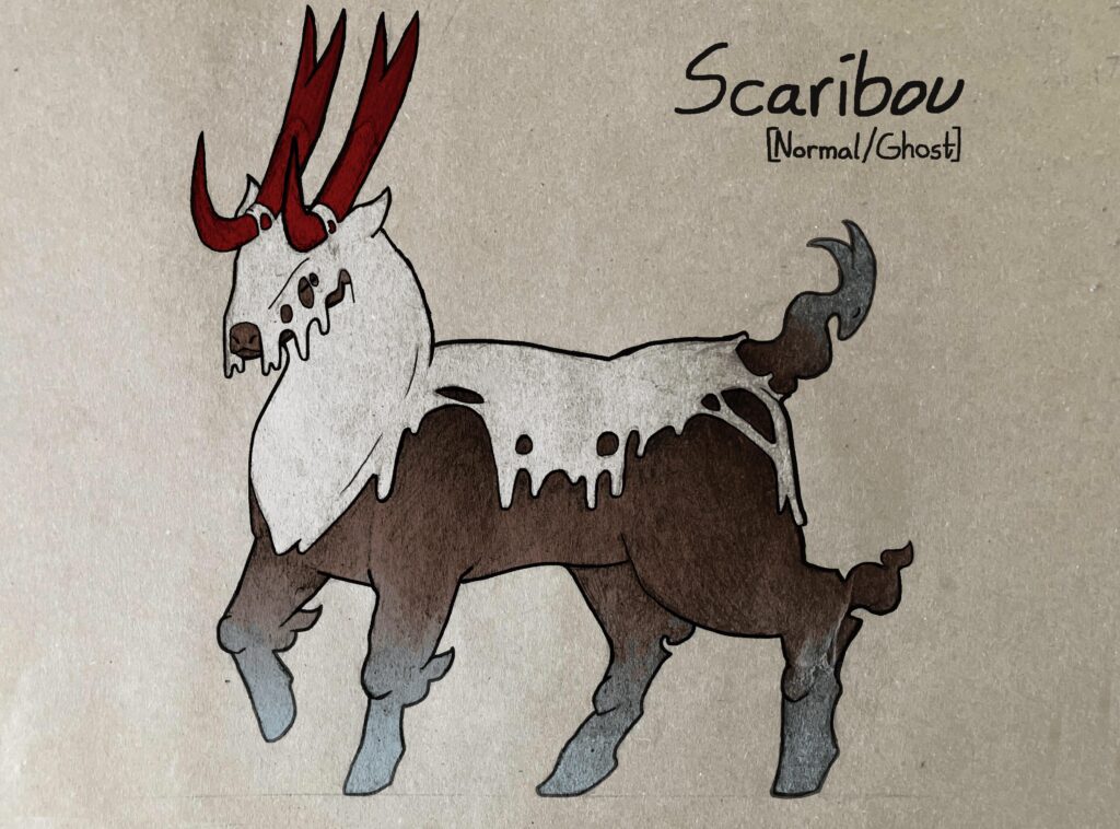 Scaribou, [Normal/Ghost]