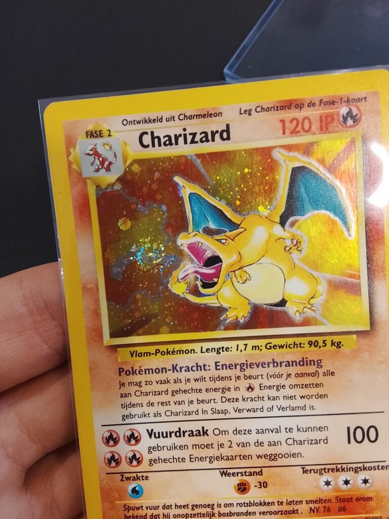 Spotted this burp swirl Charizard at a card store