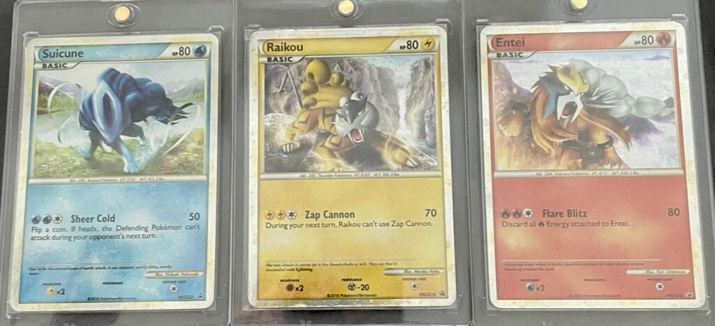 Suicune, Raikou, Entei