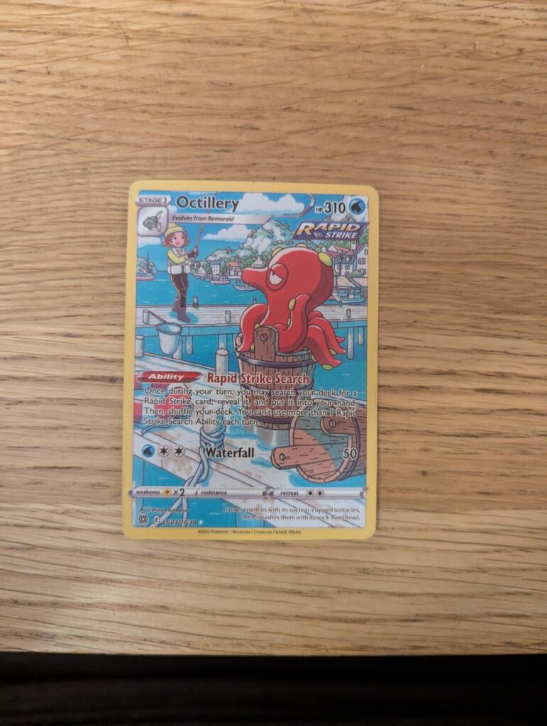 Octillery with HP misprint
