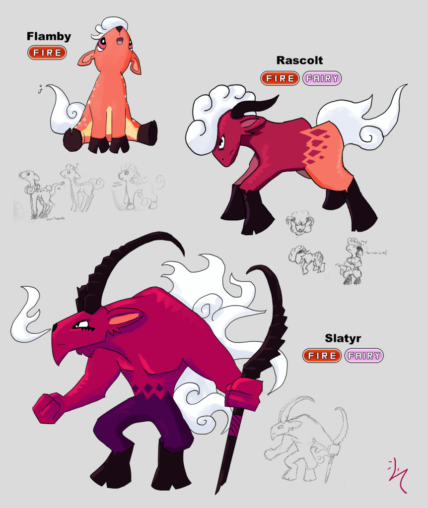 Fire starter line - Flamby, Rascolt, and Slatyr!