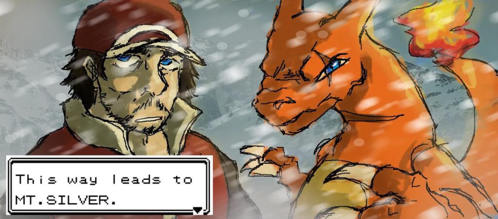 Red and his Charizard!!