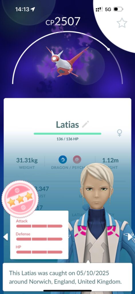 I used my Master Ball 🥹