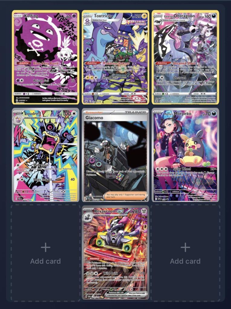 Binder Card Ideas