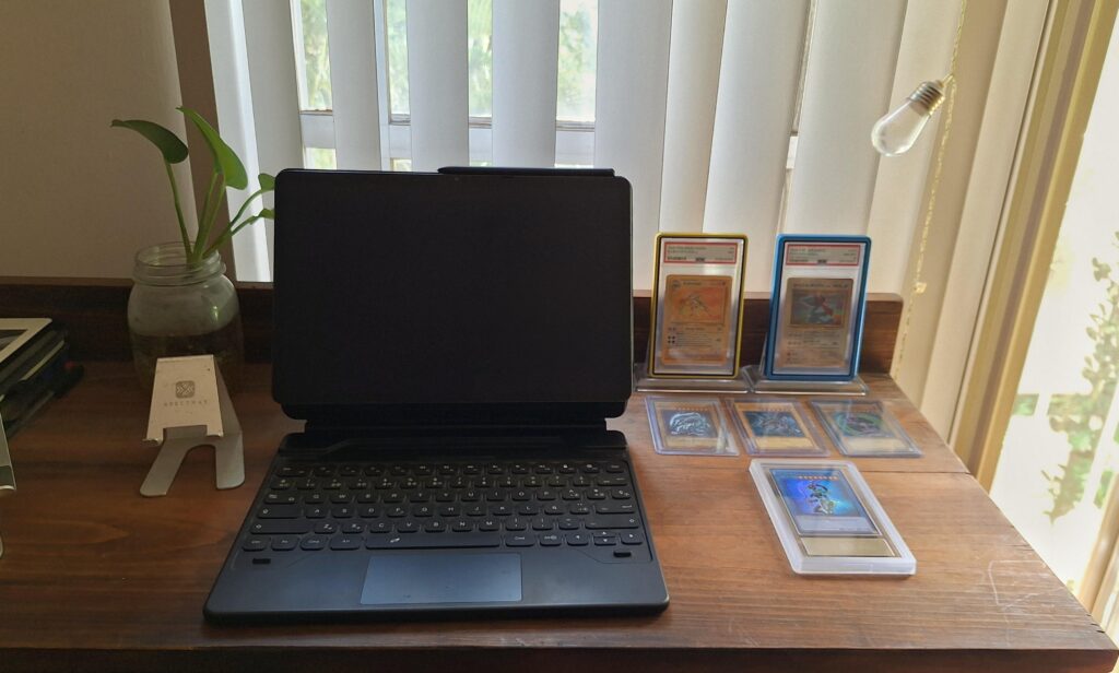 Just wanted to let you know that graded pokemon cards look really neat as home office decoration