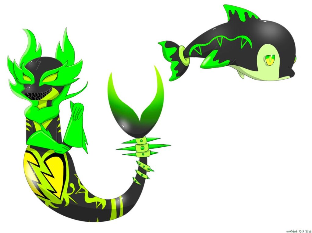 Shiny Fineevil since you guys seemed to like Fineevil so much