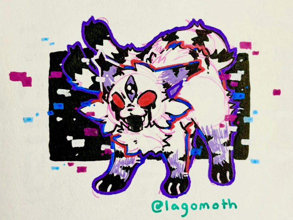 guys theres something wrong with my espeon (art by me)