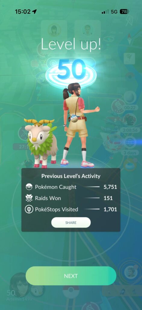 Made it to level 50 🎉