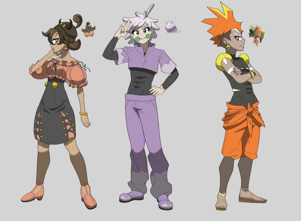 More Humanized Pokemon Designs