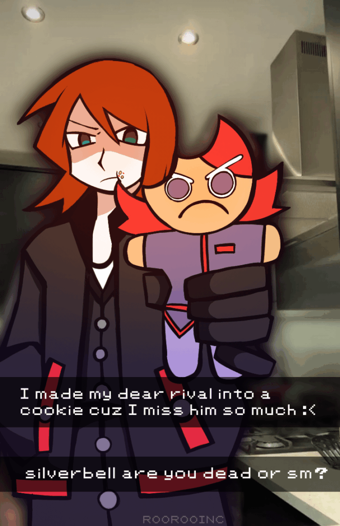 This is what you get silver I ate ⅖ of your crainium!