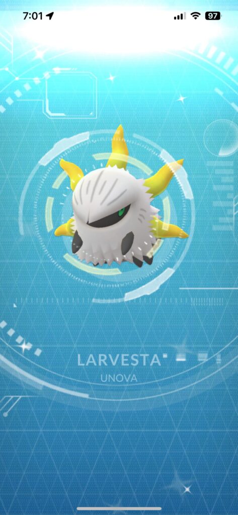 Is this rare? I hatched a shiny larvesta this morning.