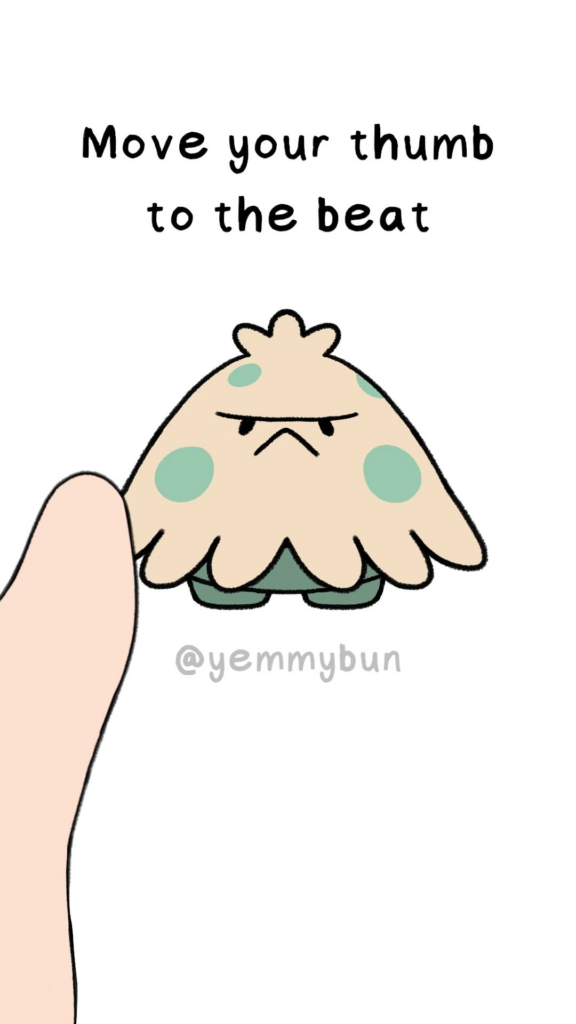 I made a cute animated interactive short video with Shroomish! [OC]